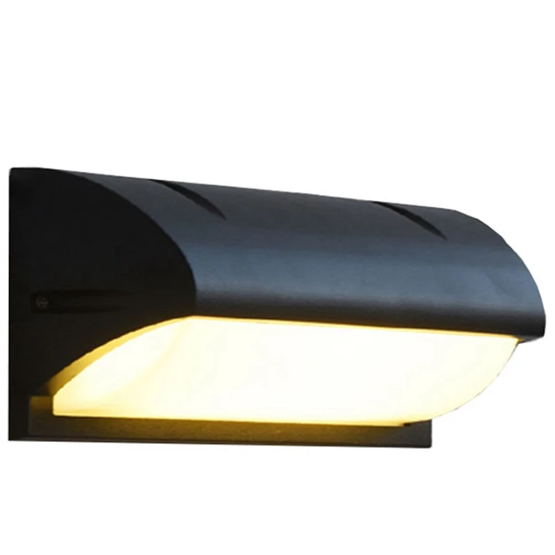 

ABSS-18W Led Wall Light Waterproof Ip66 Door Light Modern Led Wall Light Radar Motion Sensor Courtyard Garden Outdoor Light Ac85