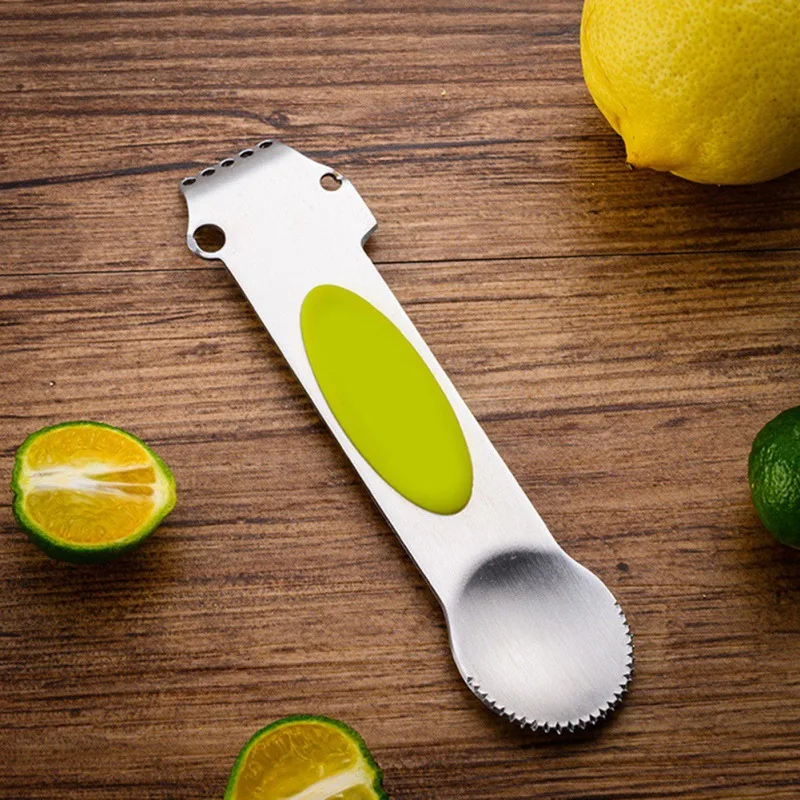 Stainless Steel Lemon Peeler Peeler Grater Lime Orange Citrus Fruit Planer Peeling Tool Bar