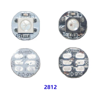 

DC5V WS2812 white/black 4-pin Board individually addressable RGB full color ws2812b led with heatsink (10mm*3mm)