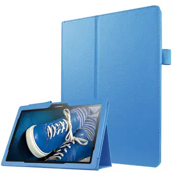 

New PU Leather Cover Stand Case For Lenovo IdeaTab 10.1 A10-70 A7600 A7600-h / A7600-f Tablet PC Tablette Stands Funda 2015