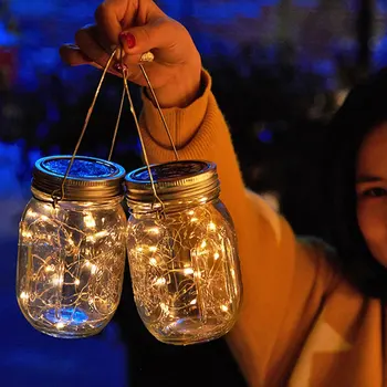 

LED String Lights Silver Wire 20 LED String Lights Solar Lanterns Fairy light Home Christmas Wedding Party Decoration