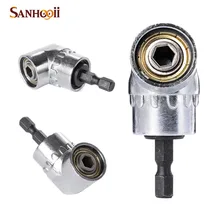

1/4" Inch Magnetic Angle Bit Driver Adapter Screwdriver 105 Degree Adjustable Thumb Flange Power Drill Driver Gadgets ZM56