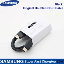 Original samsung usb c para tipo c cabo usb 3.1 super rápido de carregamento duplo tipo c fio para galaxy note 10 plus 10 + s20 s10 mais a71