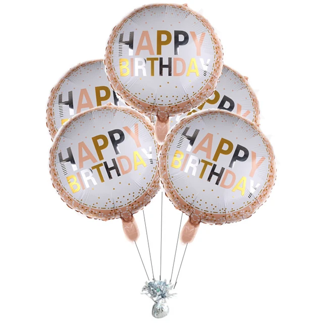 Ballon Aluminium Anniversaire  ballon déco mylar pour vos fêtes