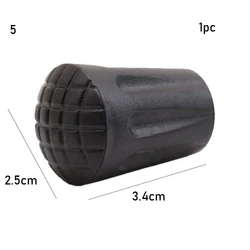 Premium Nordic Walking Pole Replacement Tip - Durable Trekking Protector for Telescopic Hiking Sticks (Style 5)