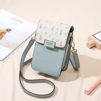 

New Multi-functional Shoulder Bag Fashion Messenger Printing Mobile Phone Wallet Bag Lightweight Crossbody Mini Purse Bag