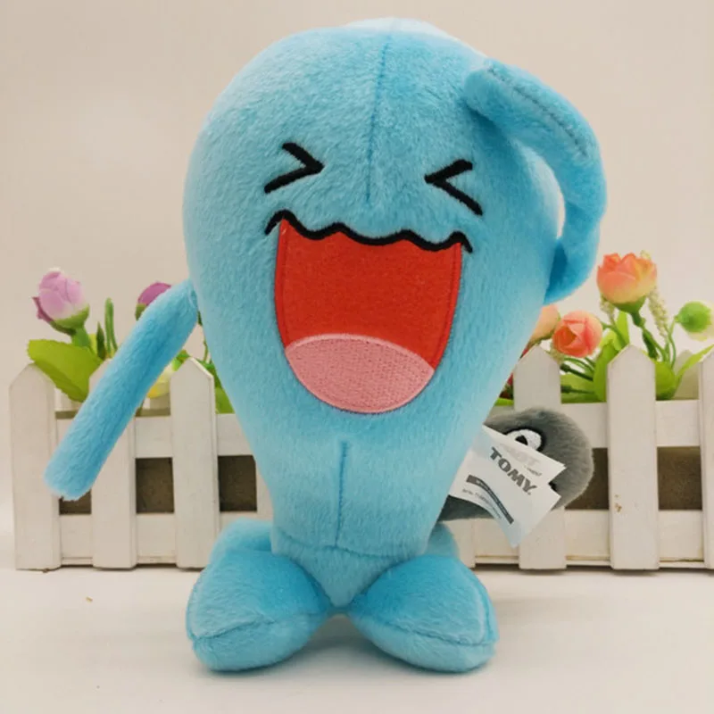 TAKARA TOMY Покемон Аниме Плюшевые игрушки воббуфет Мягкие плюшевые игрушки Оригинальные забавные Покемоны плюшевые куклы игрушки подарки для детей 20 см