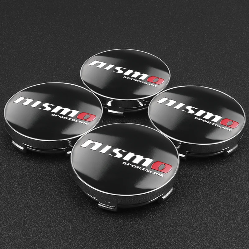 Wheel Center caps Center caps for Wheels Nismo Logo for Nissan Juke Note Leaf 4pcs 56mm and 60mm Emblem Wheel Center Hub Caps Badge Covers car Styling auto Accessories Color : H1