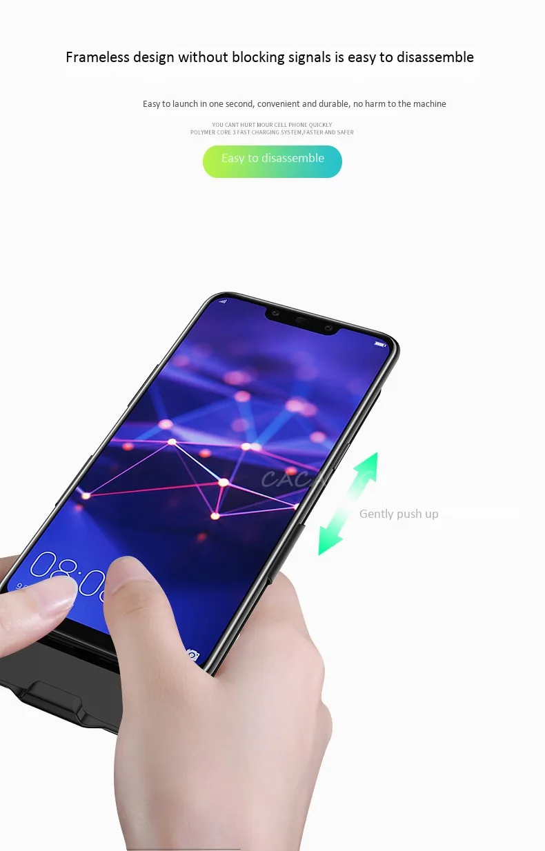 Для huawei Nova 2i корпус батареи внешний беспроводной банк питания корпус зарядки задняя крышка для huawei Mate 10 Lite зарядное устройство чехол Капа
