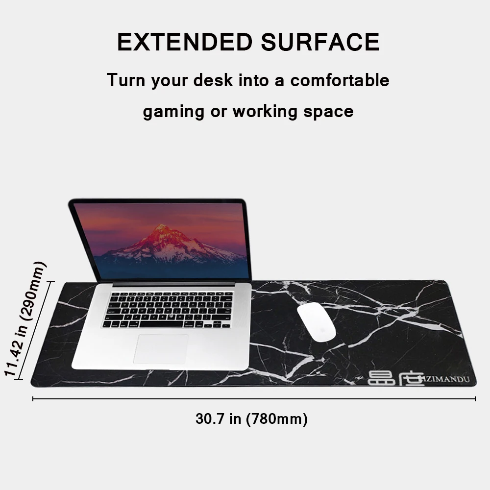  LIZIMANDU Speed Locking Edge Large Natural Rubber Mouse Pad Waterproof Game Desk Mousepad Keyboard 