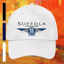 Горячие новые модные спортивные шапки с логотипом Suffolk, бейсболка для гольфа, унисекс, регулируемый размер