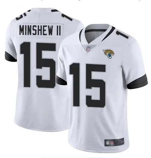 1 Мужская футболка Jacksonville#15 Jaguars Gardner Minshew II - Цвет: 1