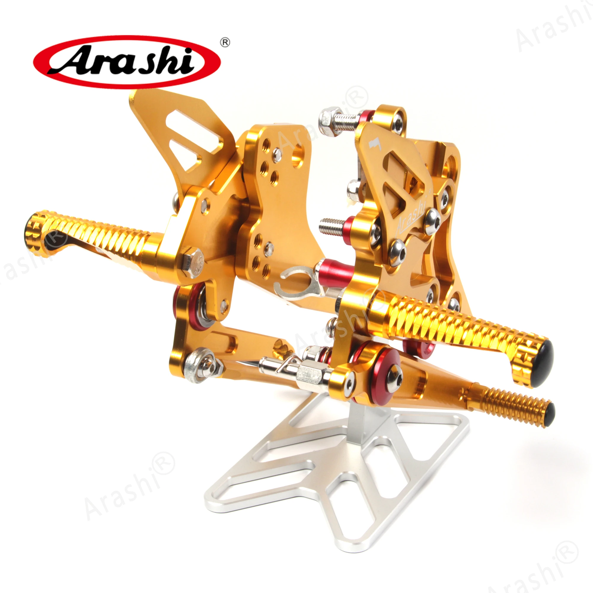 Араши для KAWASAKI Z800 2013 2016 Rearset CNC регулируемая подножка подножки задняя подставка