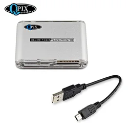 Lecteur de cartes intelligent universel tout en 1, lecteur de cartes mémoire haute vitesse SDXC / SDHC / CF 