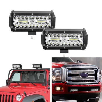 

LED Light Bar Work Light 120W Led Work Light Bar Spot Beam for Tractor Truck 4x4 SUV Jeep Wrangler Off-road Vehicle Headlights