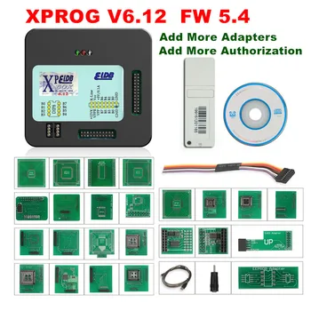 

Xprog v6.12 X PROG 6.12 ECU Programmer EEPROM Adapter XPROG-M ECU Programmer With USB Dongle