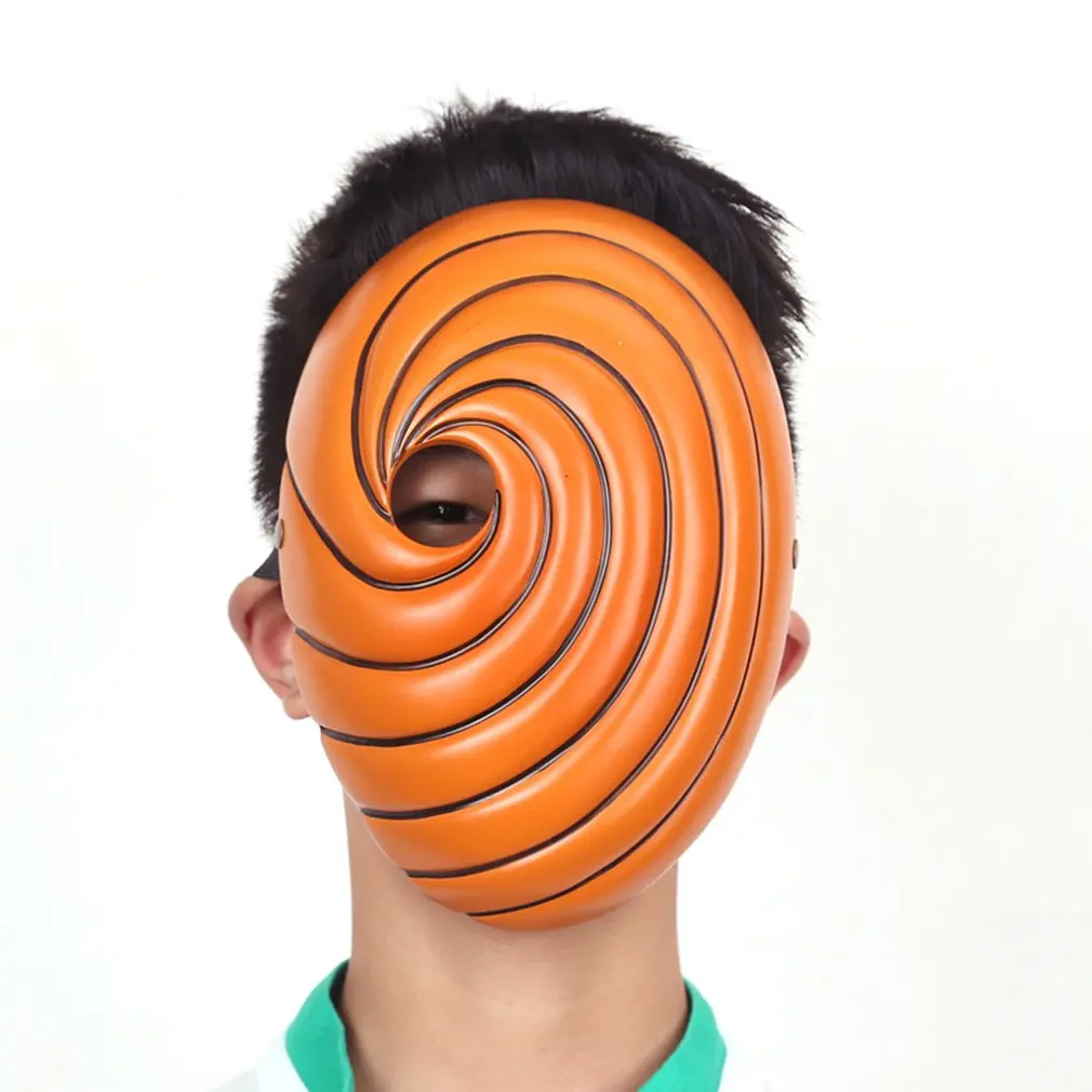 Японская Маска из мультфильмов Наруто для Tobi Obito Naruto Akatsuki Madara Uchiha маскарада
