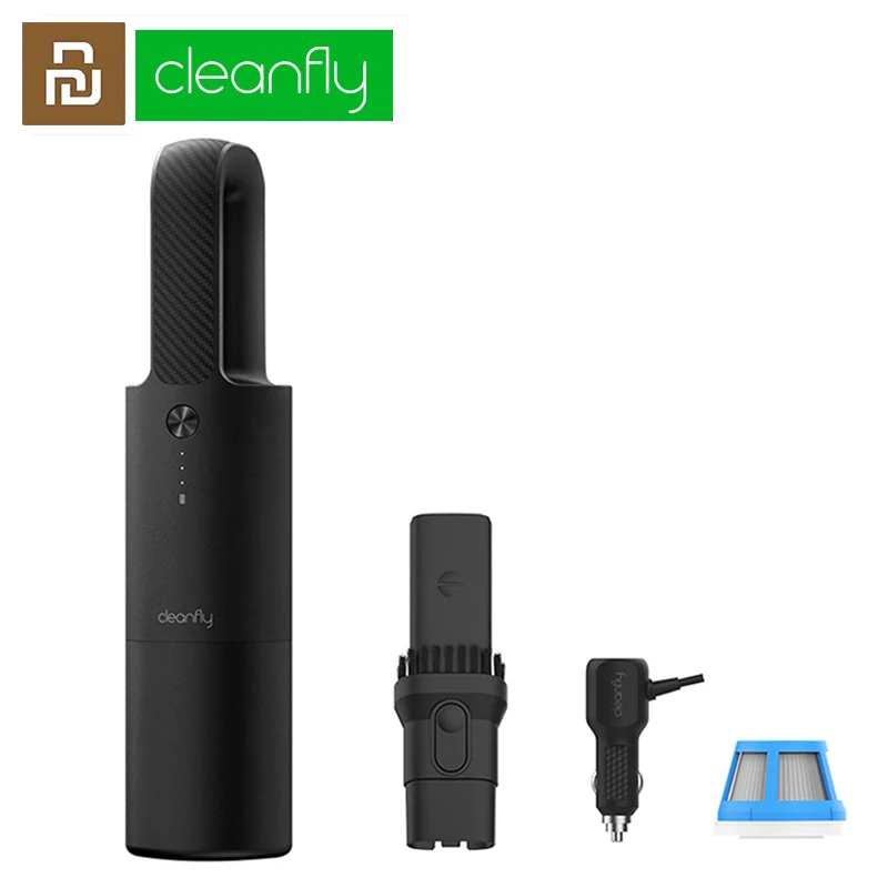 Оригинальный Портативный Автомобильный Ручной пылесос MIJIA Cleanfly FVQ беспроводной