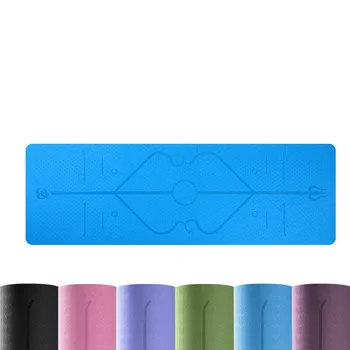 

6MM Thick TPE Comfort Foam Yoga Mat for Exercise Yoga and Pilates Non-slip Environmental Protection Fitness Mat Yoga Mat