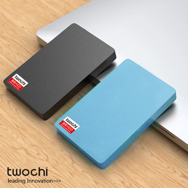 TWOCHI A1 2.5'' USB3.0 External Hard Drive 80GB/120GB/160GB/250GB/320GB/500GB Portable HDD Storage Disk Plug and Play for Pc/Mac