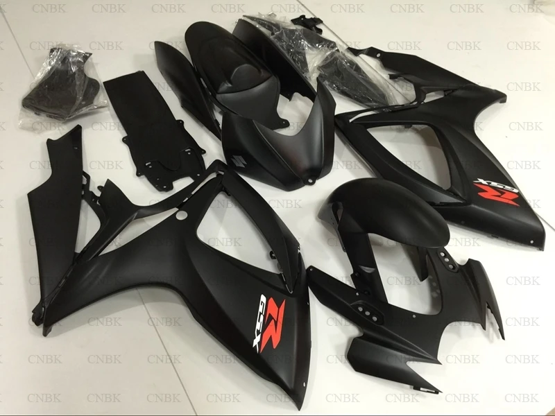 Набор для всего тела Suzuki GSXR750 06 GSXR600 обтекатели Abs GSX R 750 Обтекатели 2006 2007 K6 матовый