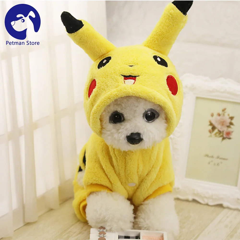 

Pet Jumpsuits Autumn Dog Clothes Puppy Costume Dog Halloween Cosplay Dinosaur Soft Warm Plush Pajamas For French Bulldog Pug