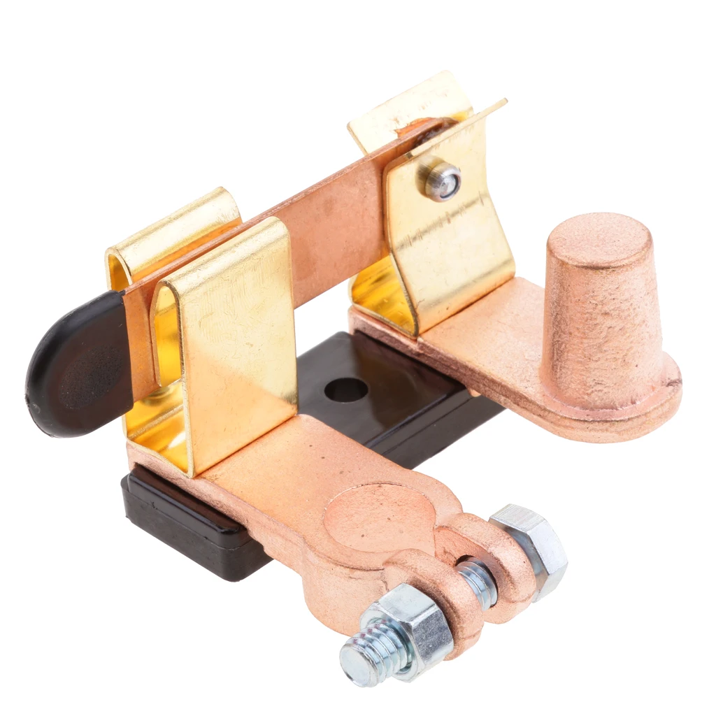 Universal Battery Disconnect Brake Blade Closing Switch Post Brass Shut off
