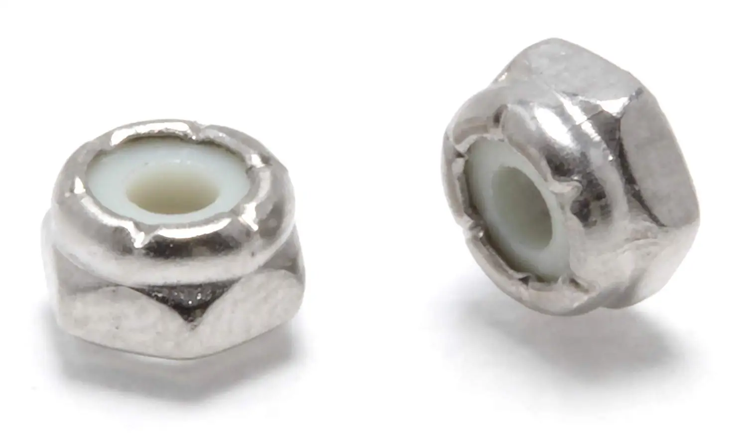 

#4-40 Stainless Hex Lock Nut (100 Pack), 304 (18-8) Stainless Steel Lock Nuts