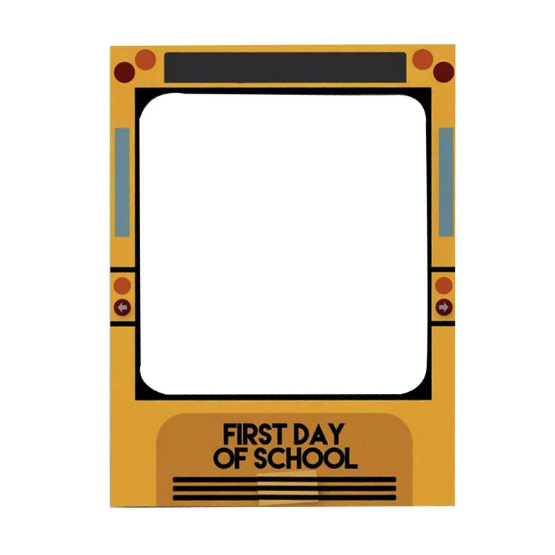megőrült HAMIS lámpa school bus photo booth frame Munkanélküli