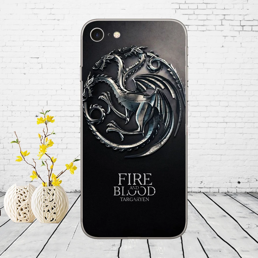 12 28DD Игра престолов дом Старк Мягкий силиконовый чехол для iPhone 5 5S SE 6 6s 8 plus 7 7 Plus X XS SR MAX чехол - Цвет: 12