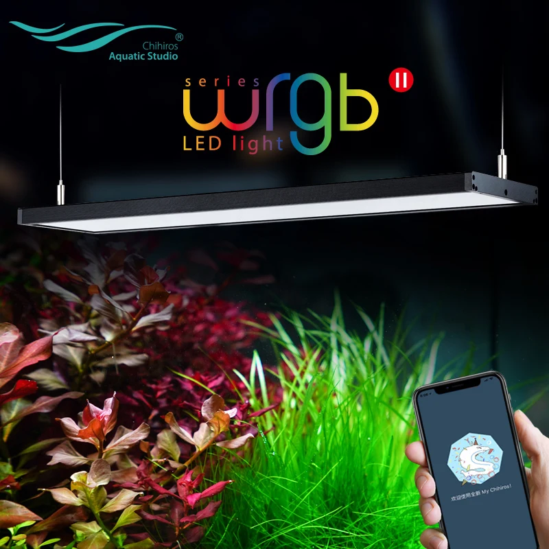 Chihiros WRGB II 2 LED Light lighting Upgrade RGB Full Specturn Bluetooth APP Control Aquatic Plants Lamp Fish Tank Aquarium | Дом и сад