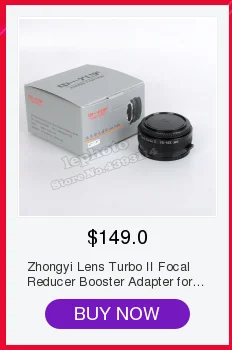 Mitakon Zhongyi Объектив Turbo II фокусный редуктор усилитель адаптер для монтаж Canon FD объектив для Fujifilm XF X Крепление камеры X Pro2 X-T3 T2