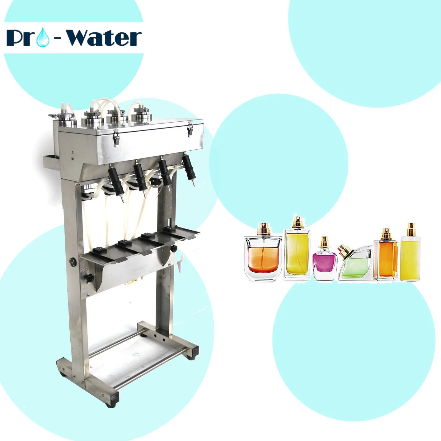 Pneumatic Perfume Filling Machine Filler Device Vaccum Level Control 4heads Automatic Tools Free Shipping | Бытовая техника