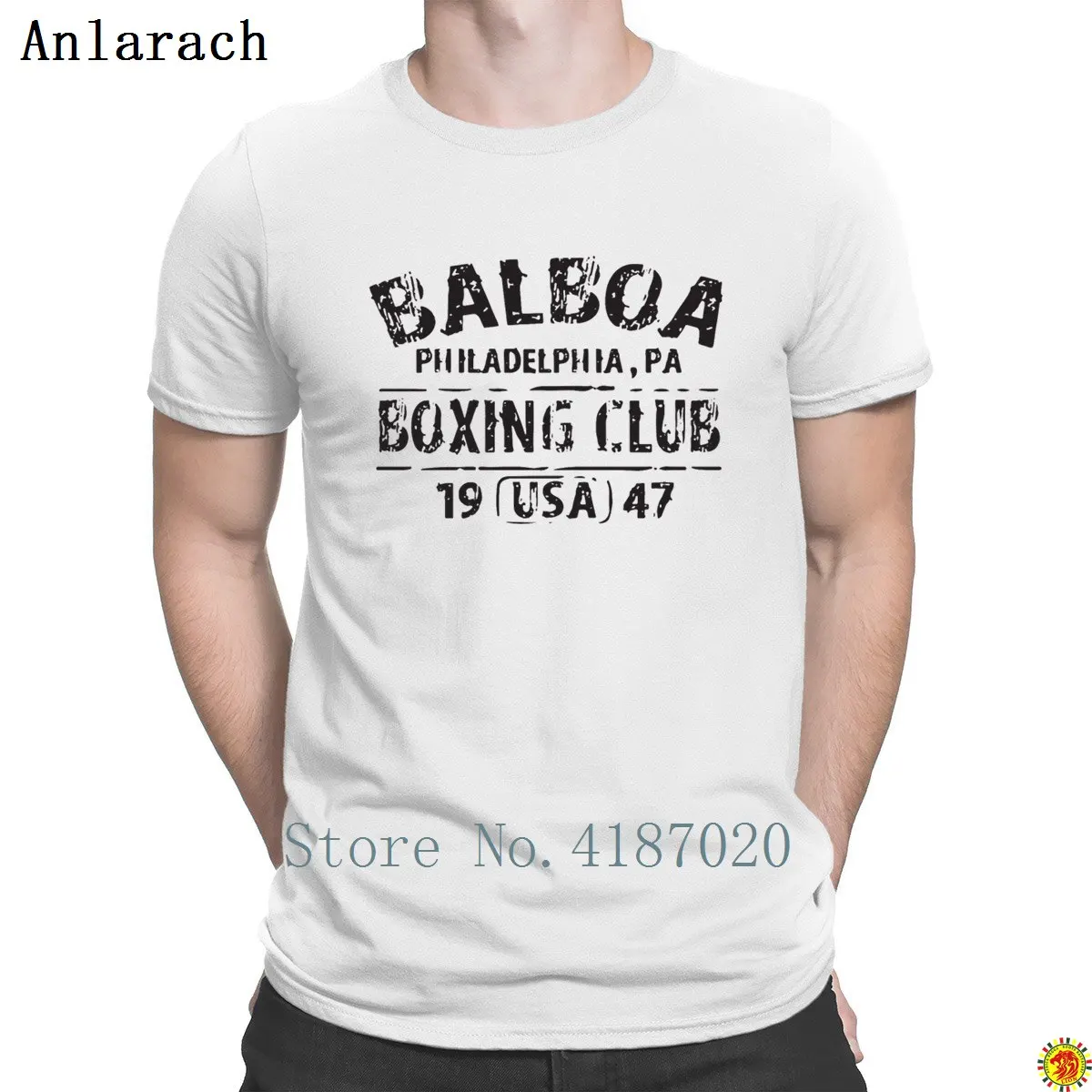 

Balboa Boxings Club Rocky Movie Philly Retro T Shirt Spring Autumn Printing T Shirt For Men HipHop Top Hot Sale