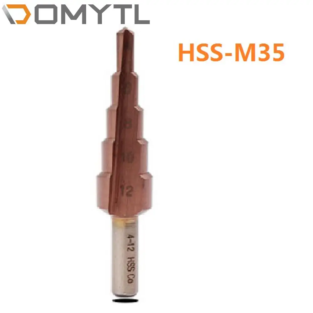 

Triangle Shank Straight Groove Stepped Pagoda Step 4-32 4-20 4-12mm Drill Bits