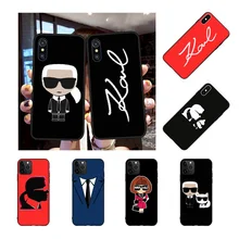 NBDRUICAI Cartoon Letter TPU black Phone Case Cover Hull for iPhone 11
pro XS MAX 8 7 6 6S Plus X 5S SE XR case