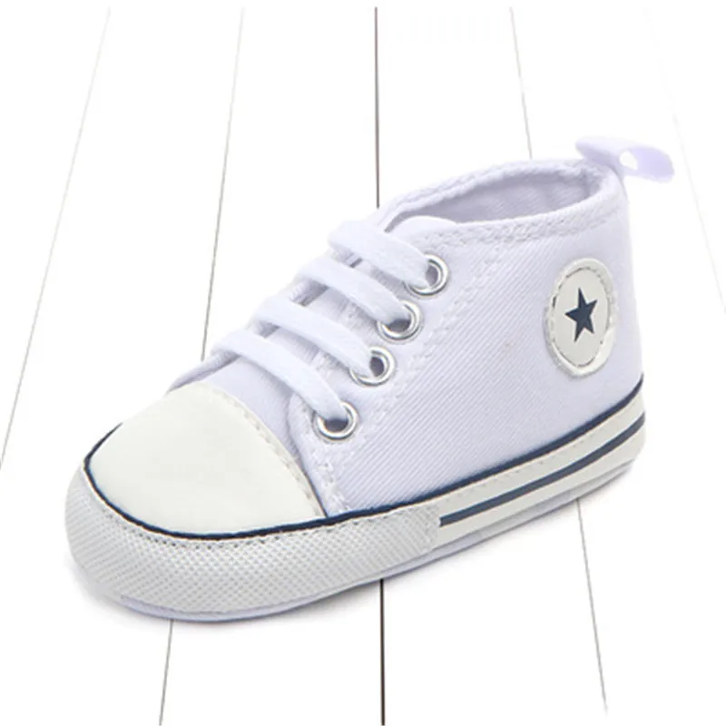 Baby Shoes Soft Sole Anti-slip New Canvas Classic Sports Sneakers Newborn Baby Boys Girls First Walkers Shoes Infant Toddler