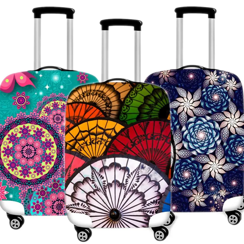 

Creative 3D Printing Luggage Case Protective Cover Waterproof Thicken Elastic Suitcase Case Apply 18-32 Inch Travel Accessorie