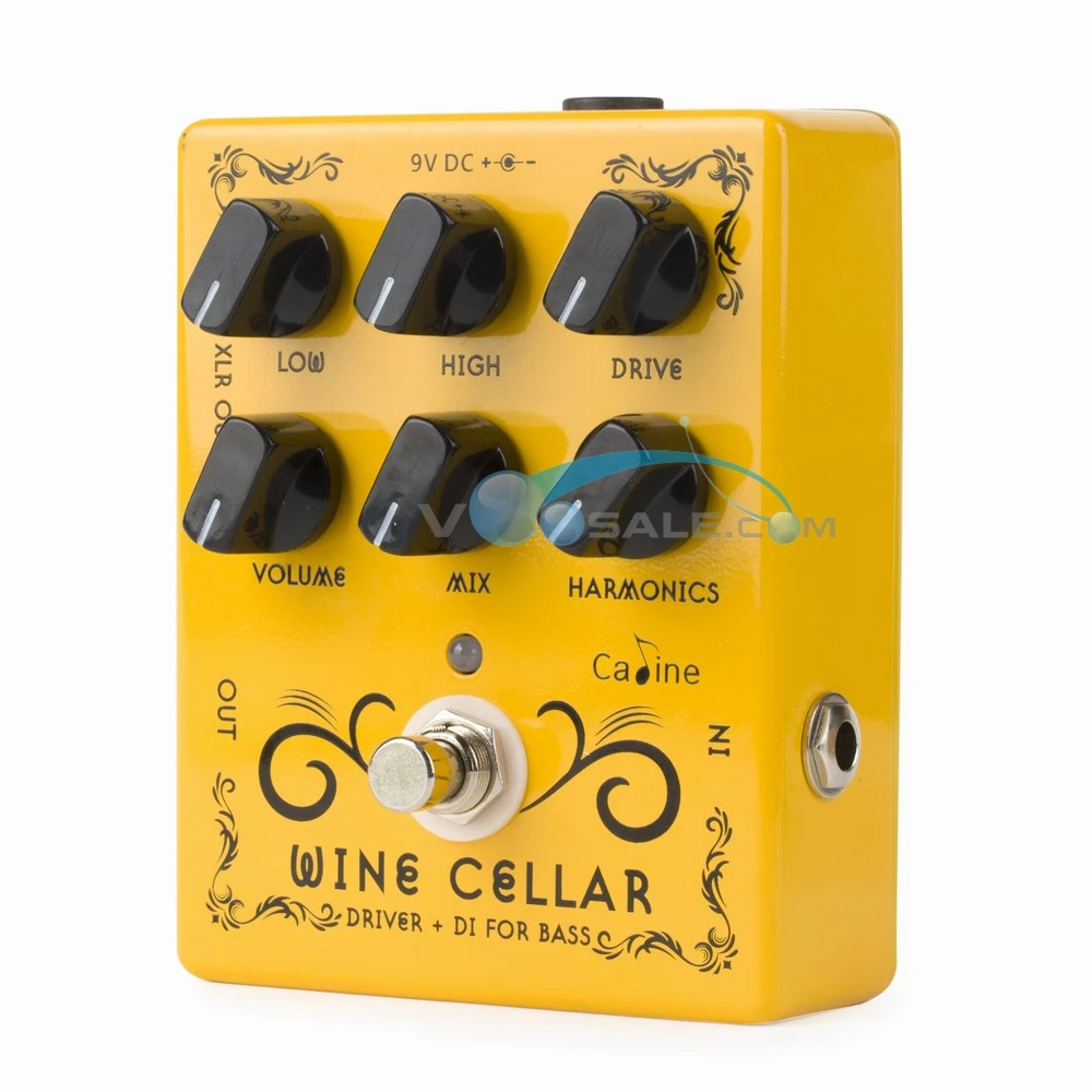Caline CP 60 Driver + DI для бас гитары педаль аксессуары мини запчасти используются
