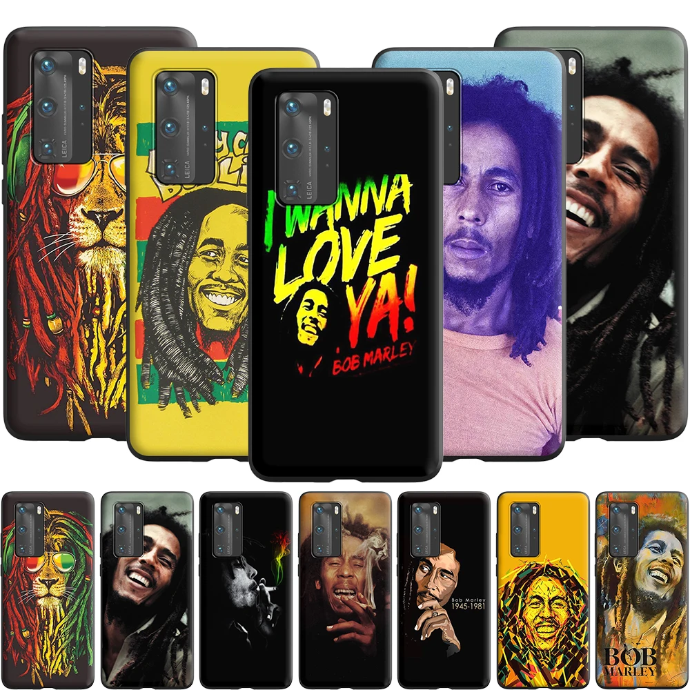 Чехол Bob Marley для Huawei P10 Lite P20 P30 P Smart 2021 Z P40 Pro | Мобильные телефоны и аксессуары