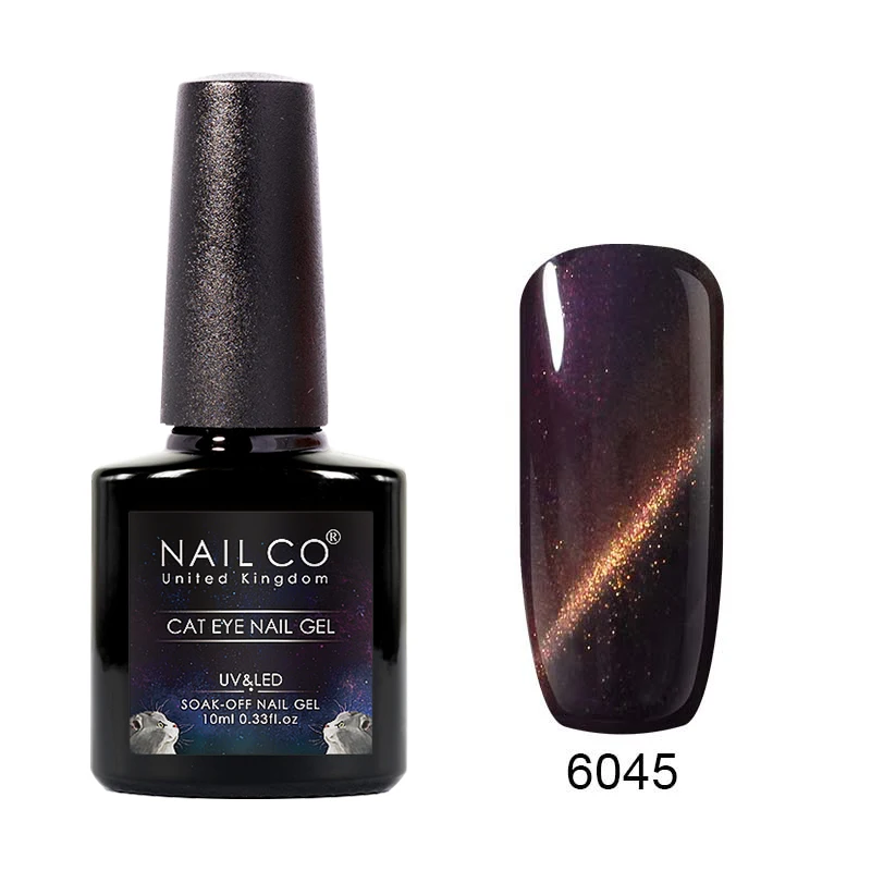 6045 NAILCO Гель-лак для ногтей кошачий глаз 10 мл Радужный цвет УФ светодиодный Гель-лак для ногтей впитывающий лак для ногтей Гель-лак - Цвет: 6045
