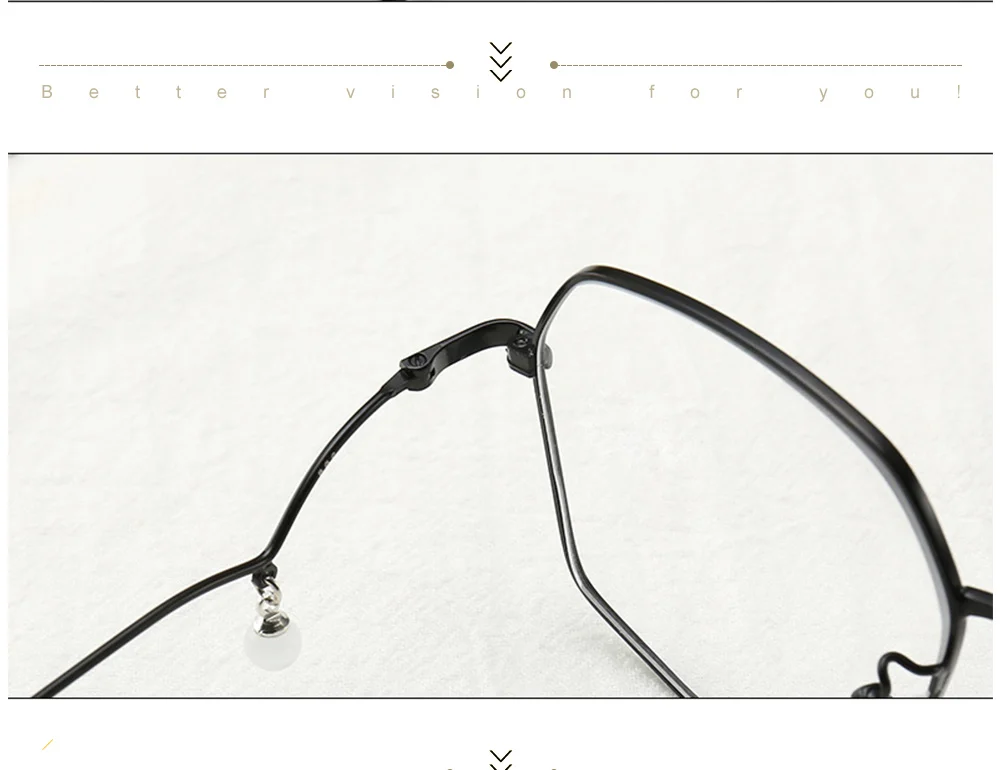 VEGA Eyewear Pearl Hexagon Glasses Frames for Women Vintage Luxury Designer Eyeglass Frame Latest Spectacle Frames Female VG252 (7)