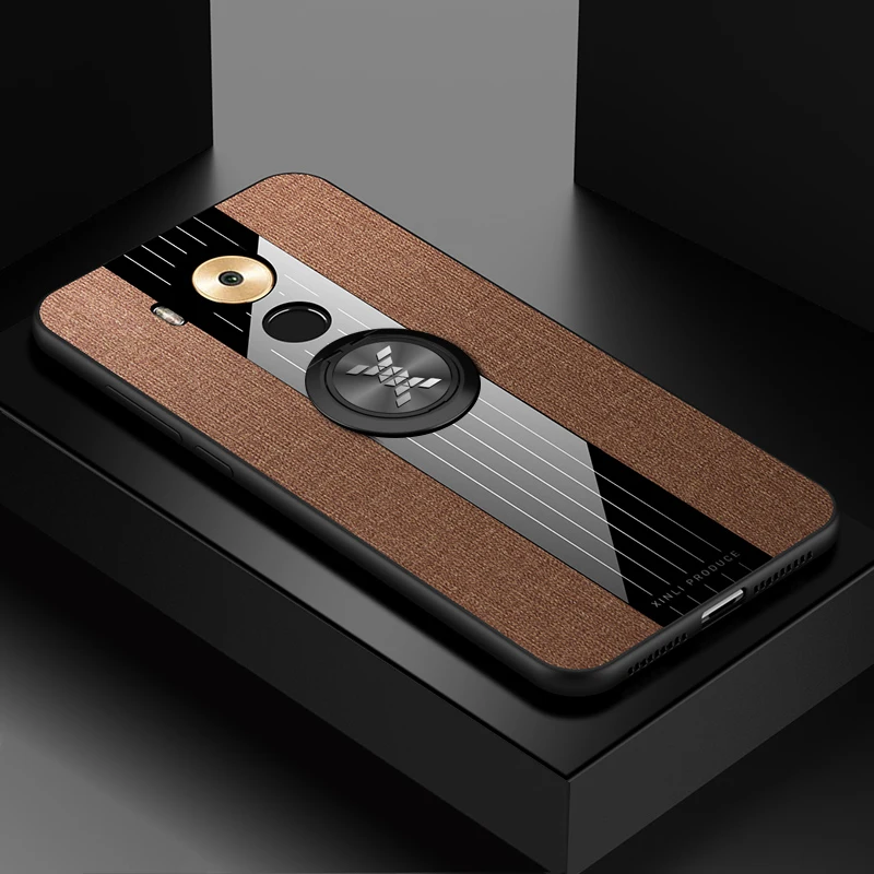 gold YonLinTan coque, чехол, чехол, для huawei mate 8 9 mate 8 mate 9, тканевый Мягкий ТПУ чехол для мобильного телефона с магнитным металлическим кольцом - Цвет: gold