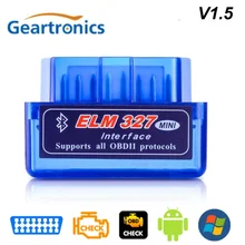 V2.1 V1.5 Мини obd2 сканер ELM327 OBD2 Bluetooth автоматический сканер OBDII 2 автомобиля ELM 327 Тестер диагностический инструмент для Android Windows