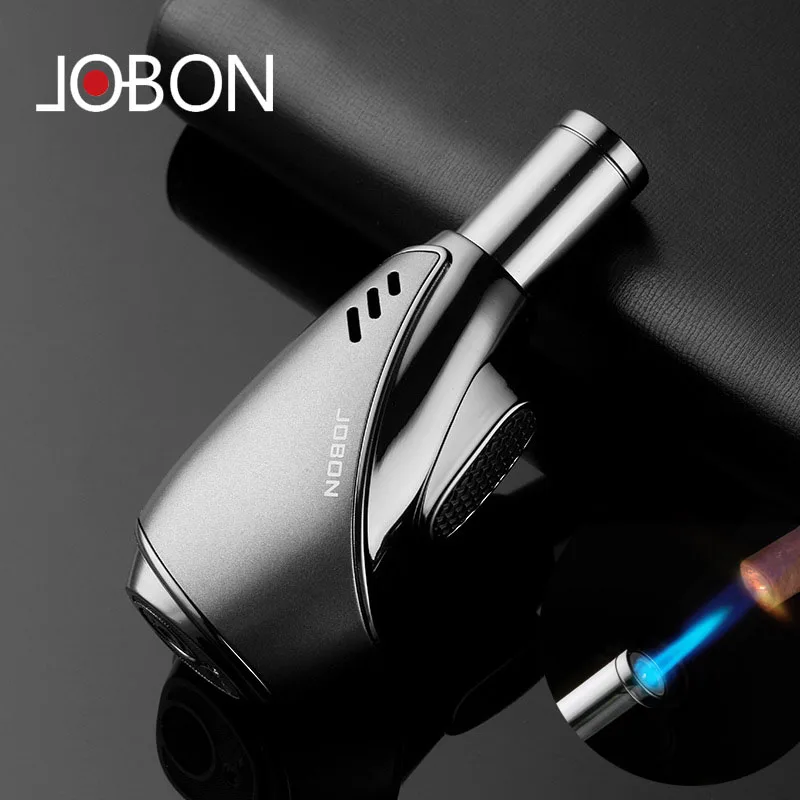 Jobon Metal Gas Torch Lighter Windproof Spray Gun Inflatable Butane