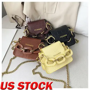 

Fashion Women Shoulder Bag Crocodile Patent Leather Handbag Cross Boby Retro Bag