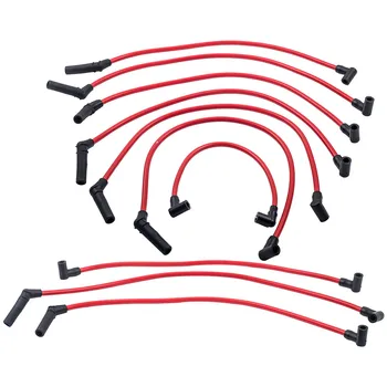 

10.5mm 10 Pcs Ignition Wires Coil Spark Plug Wires for Ford F-150 1979-1995