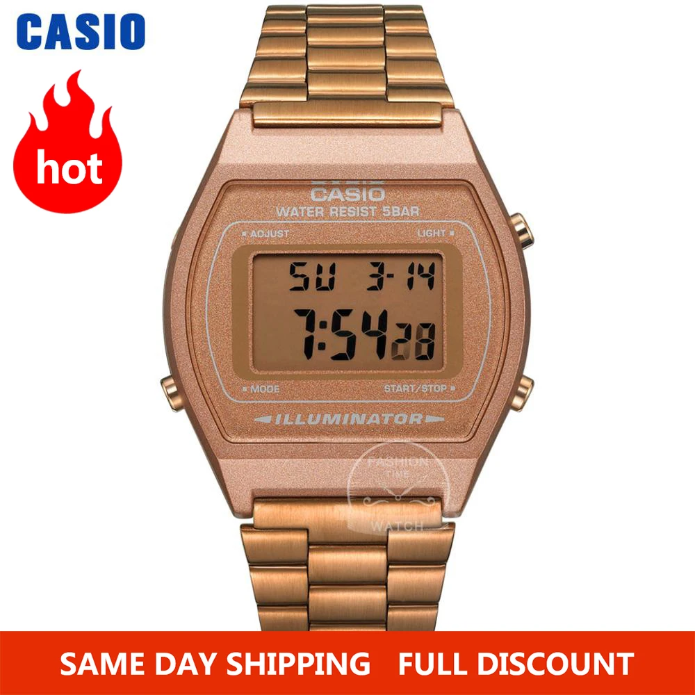 Casio часы золотые мужчины лучший бренд класса люкс LED цифровые водонепроницаемые