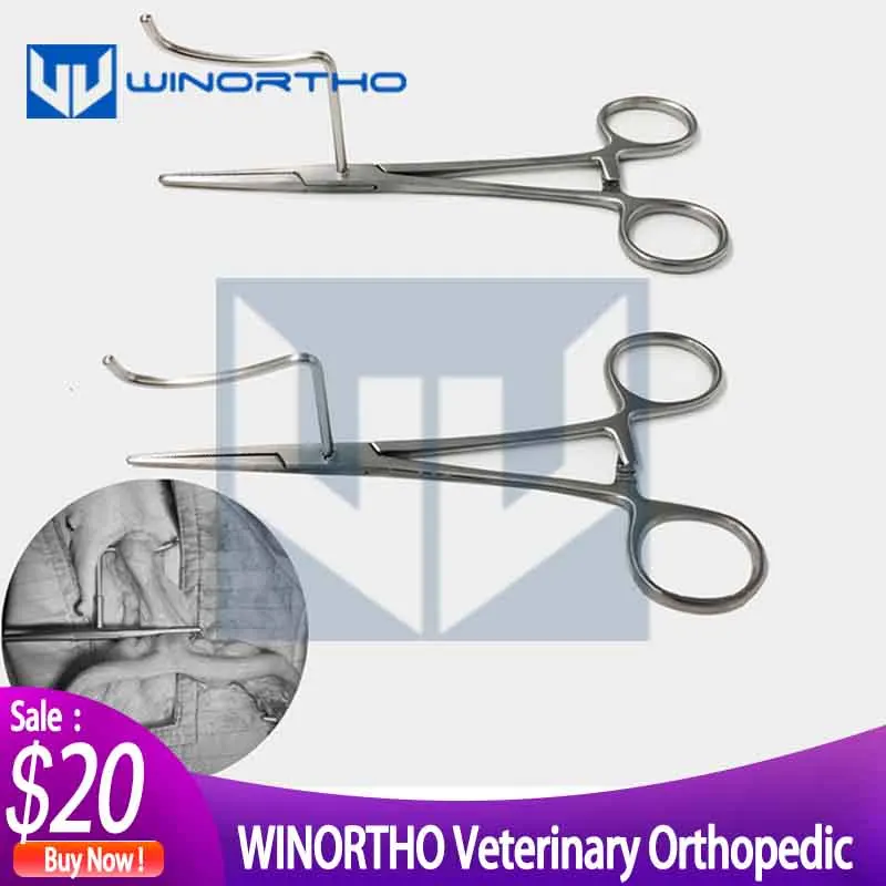 Horns Veterinary-Instruments Forceps Animal Spay Dog Cat Clamp-Use Lift-Uterine Ovariohysterectomy