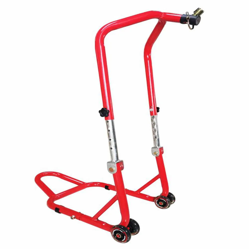 Motorcycle Front Wheel Support Tool Adjustable Front Wheel Frame 300KG Load-Bearing Capacity Motorcycle Frame